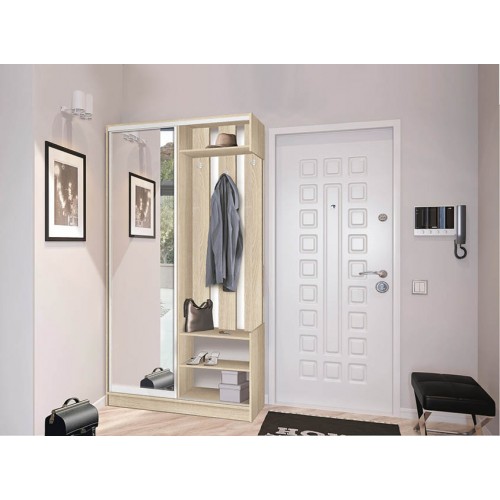 Прихожая с зеркалом и вешалкой Модерн Бриск 