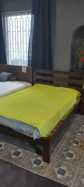 Кровать деревянная двуспальная 140 см Европейка ArtWood