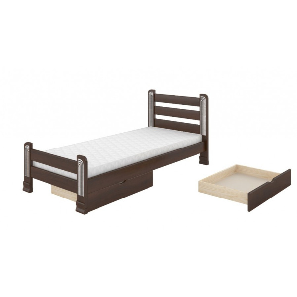 Кровать деревянная односпальная 80 см Малага мини ArtWood