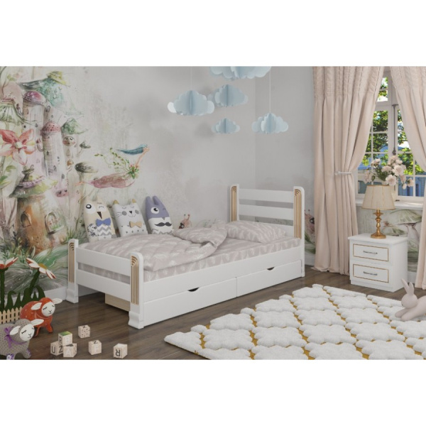 Кровать деревянная односпальная 80 см Малага мини ArtWood