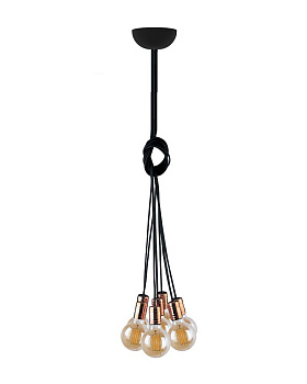 Люстра CABLE BLACK/COPPER VII