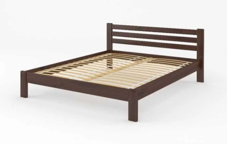 Кровать деревянная двуспальная 160 см Европейка (Сосна) ArtWood