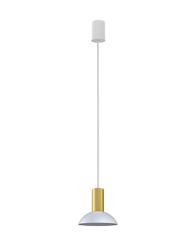 Підвісний світильник HERMANOS C WHITE/SOLID BRASS
