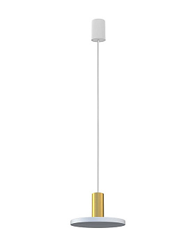 Підвісний світильник HERMANOS B WHITE/SOLID BRASS
