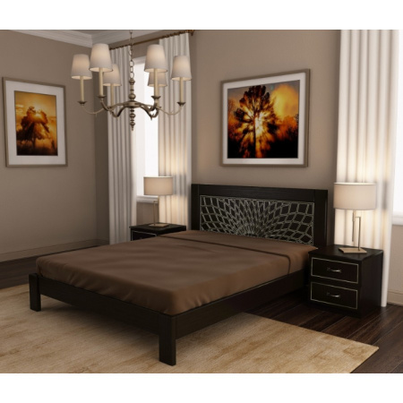 АРТ_Кровать Барселона 80*200 венге