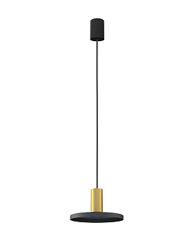 Підвісний світильник HERMANOS B BLACK/SOLID BRASS