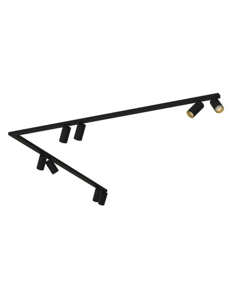 Світильник MONO CORNER VIII 2X150 BLACK/GOLD