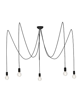Люстра SPIDER BLACK V