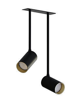 Світильник MONO SURFACE LONG II BLACK/GOLD