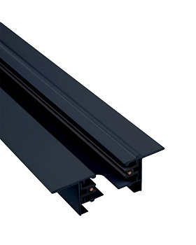 Шинопровід PROFILE RECESSED TRACK BLACK 1 METER