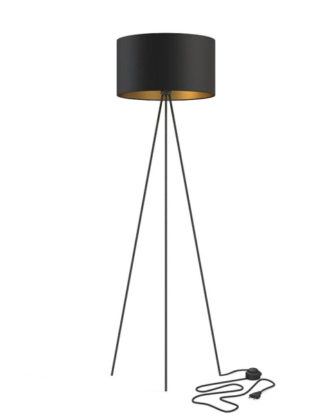 Торшер CADILAC I BLACK BL/G