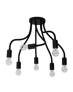 Люстра FLEX BLACK VII